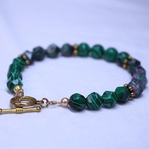 Handmade Toggle Beaded Bracelet